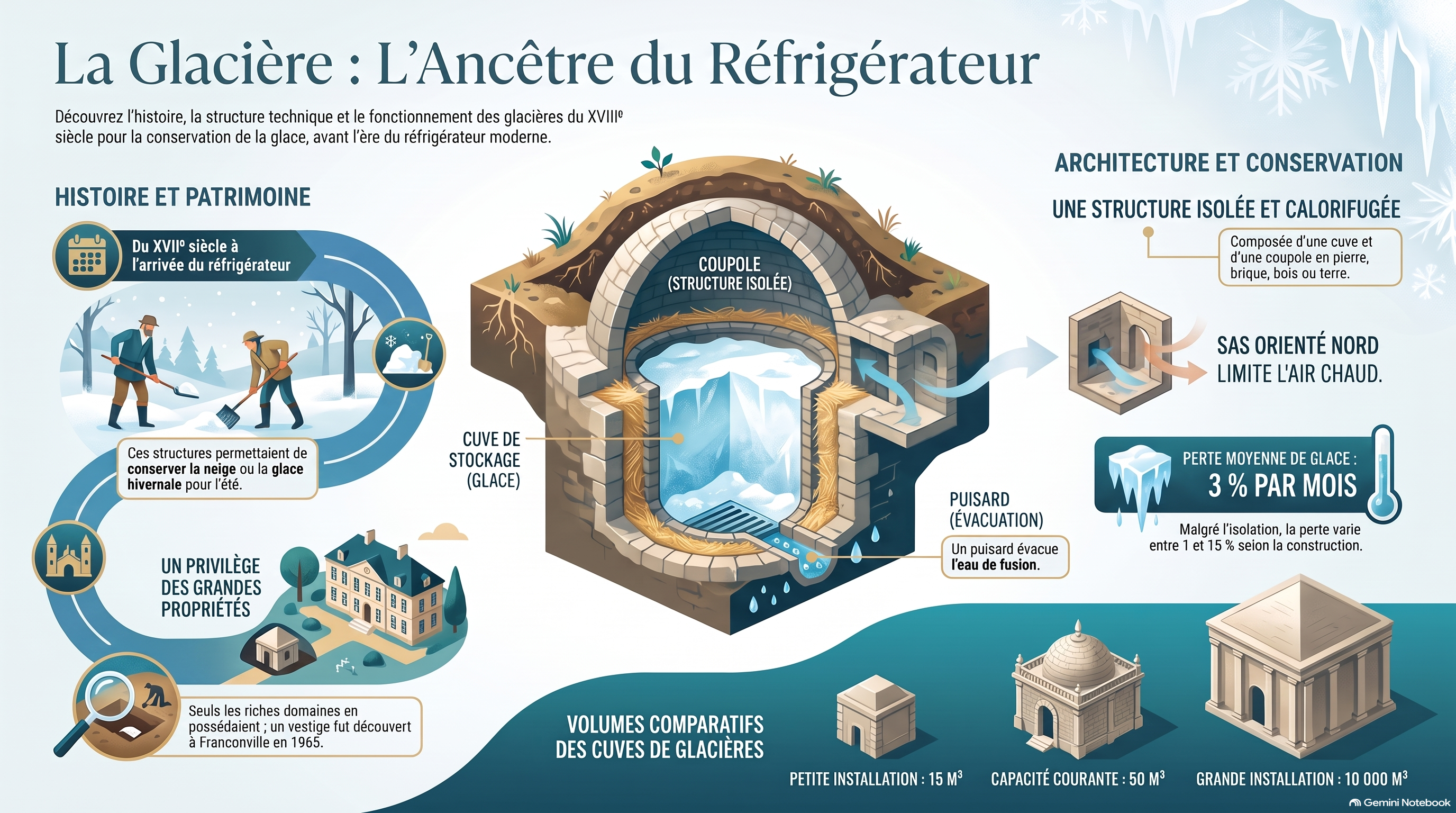 La glacière ancêtre du réfrigérateur