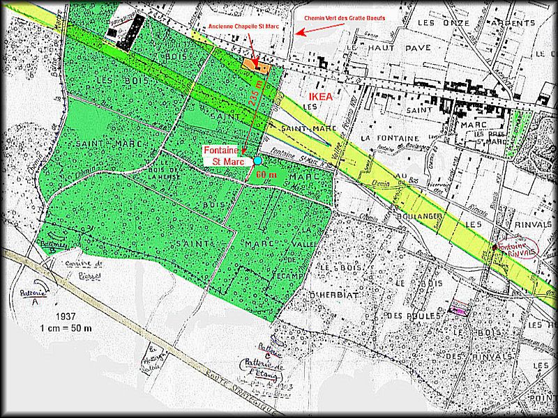 Plan fontaine St Marc