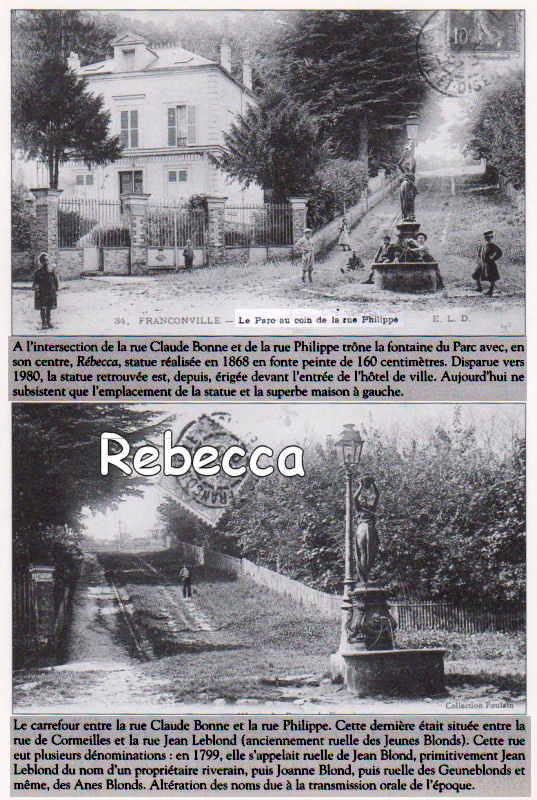 Statue de Rebecca 14 La statue de Rebecca sur sa place
